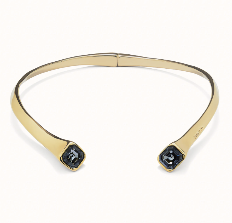 Necklace with Black Crystal