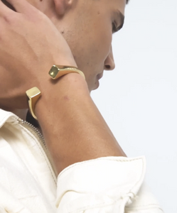 Bangle Bracelet with Square Shape