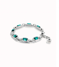 Load image into Gallery viewer, Green Multi-Crystal Bracelet