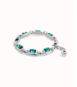 Green Multi-Crystal Bracelet