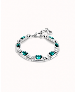 Green Multi-Crystal Bracelet