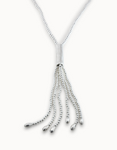 Load image into Gallery viewer, Sterling silver-plated whip necklace Clásicos collection