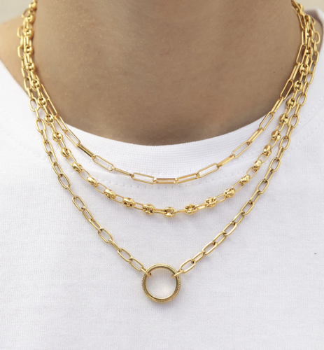 Elongated Box Chain Necklace