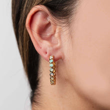 Load image into Gallery viewer, Opal Ombre Grande Hoops
