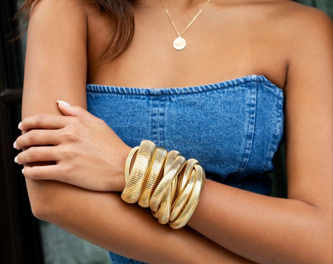 Gold Chunky Bracelet Gold Chunky Bracelet