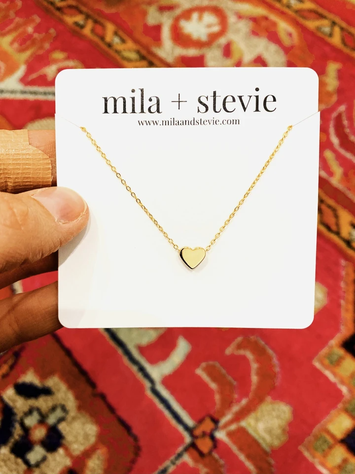 Demi Gold-Plated Dainty Heart Necklace