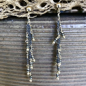 Beaded Tassel Earrings