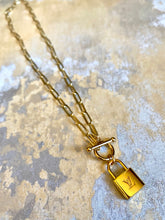 Load image into Gallery viewer, LV Lock Necklace