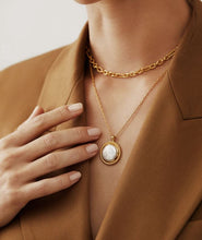 Load image into Gallery viewer, Coin Pearl Pendant Necklace