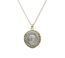 Load image into Gallery viewer, Vintage Gold Maximianus Coin Necklace