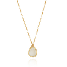 Load image into Gallery viewer, Medium Moonstone Asymmetrical Pendant Necklace