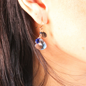 Cool-Toned Cluster Earrings