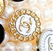 CC pearl bracelet white