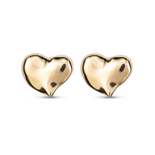 Load image into Gallery viewer, UNO Heart Earrings - Gold