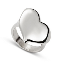 Load image into Gallery viewer, UNO Heart Ring - Silver