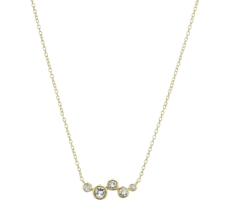 Seattle Single White Charm Necklace