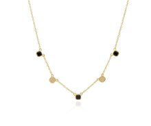 Load image into Gallery viewer, Small Black Onyx Collar Necklace