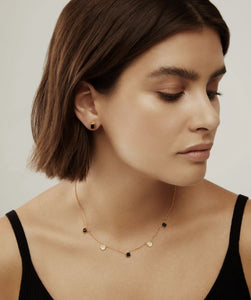 Small Black Onyx Collar Necklace
