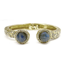 Load image into Gallery viewer, Tuscany Double Labradorite Bangle
