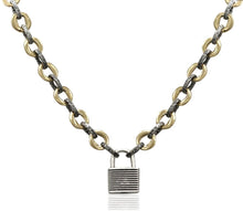 Load image into Gallery viewer, Two Tone Keepsake Necklace