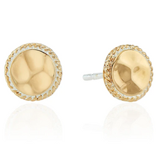 Load image into Gallery viewer, Hammered Stud Earrings