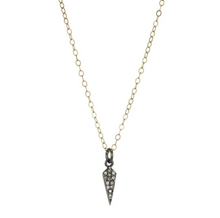 Load image into Gallery viewer, Brooklyn Diamond Dagger Necklace