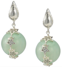 Load image into Gallery viewer, Celestial Blue Opal Earrings