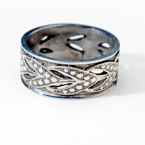 Sterling Silver Vine Ring