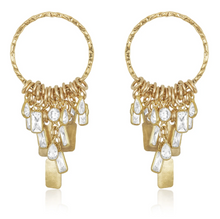 Load image into Gallery viewer, Circle Chandelier Earrings