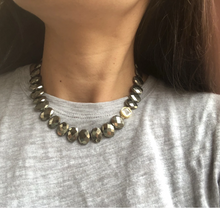 Load image into Gallery viewer, Pyrite Slice Necklace
