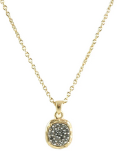 Load image into Gallery viewer, Gold Pavia Pave &amp; Frame Necklace